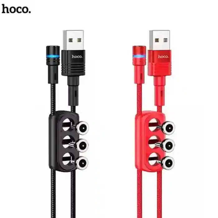 Hoco U98 Sunway 3 in 1 Multi-functional Magnetic Charging Cable